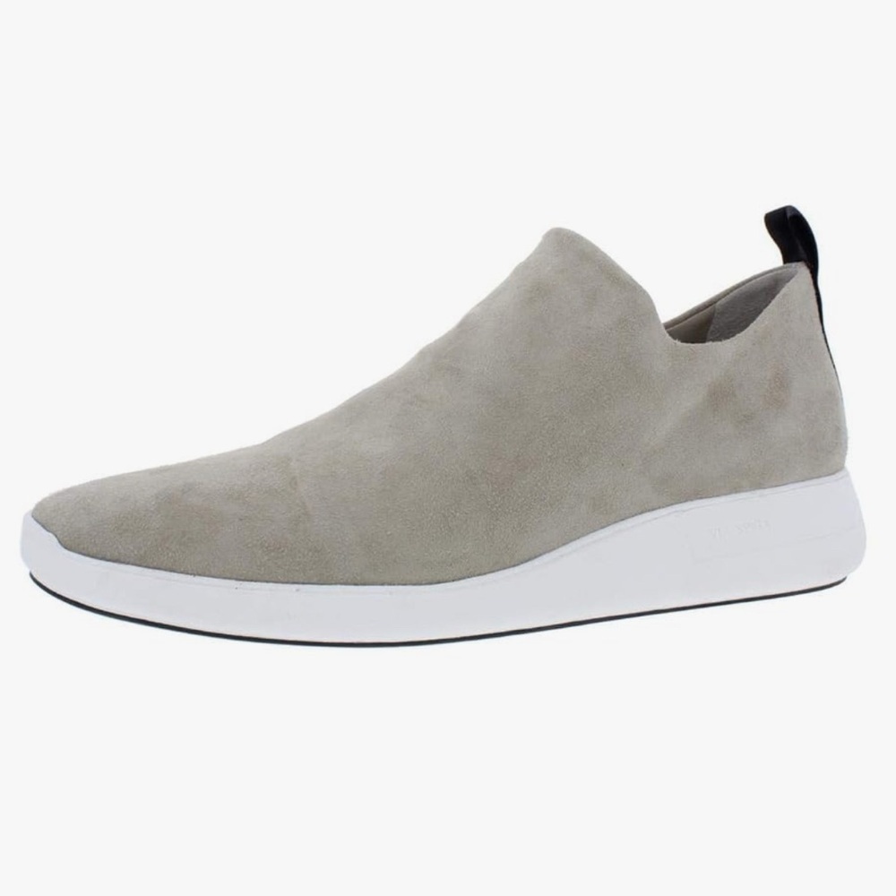Via Spiga Marlow Suede Slip On Sneakers/Booties in Olive Green - size 7.5